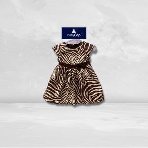 Brown Animal Print Baby Gap Dress